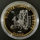 MEDAILLE ARGENT 20g 40mm PAYS BAS / PREMIERE FRAPPE EURO / Ornement En Or - Sonstige & Ohne Zuordnung