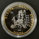 MEDAILLE ARGENT 20g 40mm PORTUGAL / PREMIERE FRAPPE EURO / Ornement En Or - Other & Unclassified