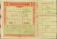 Bon à Lot Au Porteur Exposition Coloniale Internationale Paris 1930 Transport Chemin De Fer Bateau Avion Train - Sonstige & Ohne Zuordnung