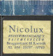 NICOLUX KEUKENINSTALLATIE'S - BUISMEUBELEN - KORTRIJK -  MATCHBOX LABEL  MADE BELGIUM - Boites D'allumettes - Etiquettes