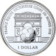 Îles Cook, 1 Dollar, World Cup France 1998, 1998, BE, Argent, FDC - Cook