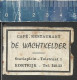 CAFÉ RESTAURANT DE WACHTKELDER - KORTRIJK - OLD VINTAGE  MATCHBOX LABEL  MADE BELGIUM - Cajas De Cerillas - Etiquetas