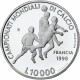 Saint Marin , 10000 Lire, World Cup France 1998, 1998, Rome, Argent, FDC - San Marino
