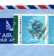 Lettre Annulation !!! Sur Bande Carnet Reine  Curiosite Découpe - Postmark Collection