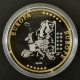 MEDAILLE ARGENT 999 20g 40mm GRECE / PREMIERE FRAPPE EURO / Ornement En Or - Other & Unclassified