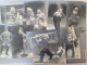 Lot De 9 Cartes Photos,  W WRIGHT Thème Aviation Et Militaire Humoristique , Circulé En 1908 - Mauzan, L.A.