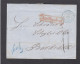 LETTRE EN PROVENANCE DE ST. PETERSBOURG,AVEC CACHETS "AUS RUSSLAND" , " PRUSSE - VALENCIENNES " , ET PLUSIEURS CACHETS A - Autres & Non Classés