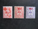 A). Nouvelle-Calédonie:  TB Série N°110 Au N° 112, Neufs X . - Unused Stamps