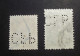 Portugal -  1934 - Perfin - Lochung - C F P / P F C  - Credit Franco-Portugais -  ( Lisboa ) - Cancelled - Used Stamps