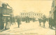 CP CPA 76 Seine Maritime Yvetot Place De L'hôtel De Ville CAD Ambulant Motteville à Rouen 1908 - Yvetot