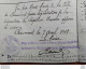CAPITAINE BRUCHE INVENTAIRE APPARTEMENT  VISE PAR LA MAIRIE DE CHAUMONT HAUTE MARNE - 1914-18