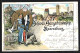 Lithographie Ganzsache PP27C52 /02: Ravensburg, 27. Schwäbisches Sängerbundesfest 1904, Festpostkarte  - Cartoline