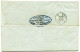 SUISSE - SBK 17II  5 RAPPEN BLEU SUR LETTRE DE GENEVE POUR NYON, 1853  - SIGNEE SCHELLER - 1843-1852 Federal & Cantonal Stamps