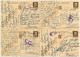 X1812)  IMPERIALE L.30 N.4 CARTOLINE POSTALI A.C.S. P.M.3400 600^ COMPAGNIA  A.P.C. CENTRO PROFUGHI - Military Mail (PM)