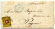 SUISSE - SBK 16II  10 RAPPEN CROIX NON ENCADREE SUR LETTRE DE NEUCHATEL POUR PAYERNE, 1852  - SIGNEE SCHELLER - 1843-1852 Timbres Cantonaux Et  Fédéraux