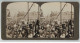 ANGLETERRE ENGLAND #PP1340 LONDON DENSE CROWDS VIEWING THE CORONATION PROCESSION 1901 - Photos Stéréoscopiques