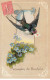 OISEAUX #MK44408 HIRONDELLE ENVELOPPE MESSAGERE DE BONHEUR - Birds