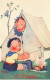 ILLUSTRATEURS #MK39645 LE CAMPING SCOUTISME SCOUT GRILLADE SARDINE ILLUSTRATRICE BEATRICE MALLET - Mallet, B.