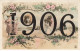 FANTAISIES #MK41927 FEMMES 1906 FLEURS - Women