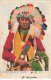 INDIENS #MK41851 CHIEF AFRAID OF EAGLE CALUMET ET COIFFE  AMERINDIENNE - Indiens D'Amérique Du Nord