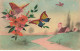 PAPILLONS #MK45998 FLEURS PAYSAGE PAPILLONS - Butterflies