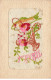 FANTAISIE  #SAN47170 CARTE BRODEE POISSON 1ER AVRIL - Embroidered