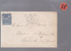Un Timbre  25 C Bleu   Type Sage  Sur  Enveloppe Sans Courrier  Pour Château D'Haineville  à Froberville - 1877-1920: Semi-moderne Periode