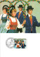 LIECHTENSTEIN CARTE MAXIMUM 1980 FOLKLORE - Costumes