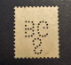 Suisse - Switzerland  - Y & T N° 162 - Perfin - Lochung - B G / S  -   - Cancelled - Perfin