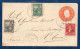 Argentina To France, 1900, Uprated Postal Stationery   (017) - Postwaardestukken
