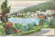 Bd205 Cartolina Abbazia Lungomare E Bagno Savoia Croazia - Other & Unclassified