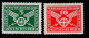 Deutsches Reich 370 - 371 Verkehrsausstellung MLH Mint Falz * - Neufs