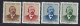 Luxembourg Yv 410/13,Caritas 1948,effigie Dicks,poète  **/mnh - Ungebraucht