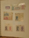 Delcampe - VIEUX ALBUM. TIMBRES NEUFS*.  COLONIES FRANCAISES ET FRANCE SUR LES DERNIERES PAGES.. ENVIRON 385 TIMBRES - Collections (en Albums)