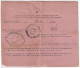 Administration De Malai, Advise Of Delivery, Singapore To India Delivery Postmark 1932, Malaya, (Cond., Folded), As Scan - Singapour (...-1959)