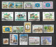 LIBAN- 62 TRES BEAUX TIMBRES OBLITERES -SERIES COMPLETES -PAS EMINCES - DEPUIS 1988- 2 SCANS - Lebanon