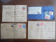 Gros Lot Collection De 140 Devant De Lettre Recommandée Provisoire, Cachet De Ville ... Année 40 - 1921-1960: Modern Period