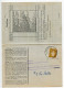 Germany 1929 Postcard & Reply Card; Bunde (Ostfriesland) - Hugo Schröder To Ostenfelde; 3pf. Friedrich Ebert - Covers & Documents