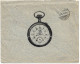 (C05) WATCH ILLUSTRATED COVER WITH 5M. X2 STAMPS CAIRO C => SWITZERLAND 1909 - 1866-1914 Khedivaat Egypte