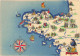Barré Dayez N°1259 E * CPA Illustrateur * Carte Géographique , Géographie , La Bretagne - 1900-1949