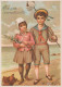 KINDER KINDER Szene S Landschafts Vintage Ansichtskarte Postkarte CPSM #PBU177.DE - Scenes & Landscapes