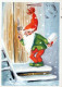 WEIHNACHTSMANN SANTA CLAUS Neujahr Weihnachten Vintage Ansichtskarte Postkarte CPSM #PBL442.DE - Santa Claus