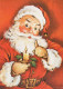 WEIHNACHTSMANN SANTA CLAUS WEIHNACHTSFERIEN Vintage Postkarte CPSM #PAJ813.DE - Santa Claus