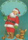 PAPÁ NOEL NAVIDAD Fiesta Vintage Tarjeta Postal CPSM #PAJ673.ES - Santa Claus