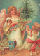 ÁNGEL NAVIDAD Vintage Tarjeta Postal CPSM #PAH396.ES - Angels