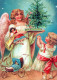 ÁNGEL NAVIDAD Vintage Tarjeta Postal CPSM #PAH396.ES - Angels