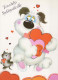 CHIEN Animaux Vintage Carte Postale CPSM #PBQ454.FR - Perros