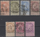 Belgium - Definitives - Set Of 7 - King Leopold II - Mi 53~59 - 1893 - 1893-1900 Barba Corta