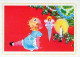 ANGE Bonne Année Noël Vintage Carte Postale CPSM #PAS774.FR - Angels
