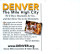 USA DENVER The Mile High City LENTICULAR 3D Vintage Tarjeta Postal CPSM #PAZ180.ES - Denver